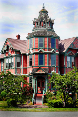 Victorian mansion.